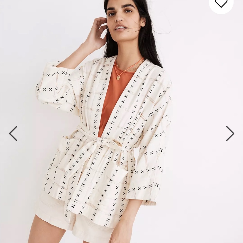 Jacquard Wrap Jacket